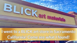 I visited a BLICK Art Store in Sacramento California [upl. by Ticon]