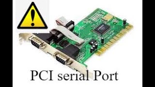 pci serial port driver [upl. by Manvell458]