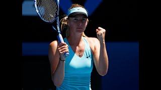 Sharapova vs Knapp ● 2014 AO R2 Highlights [upl. by Dickson]