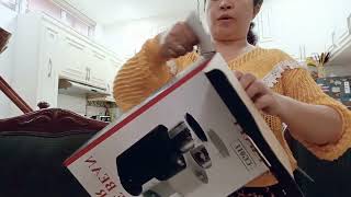 UNBOXING LAHOME BURR COFFEE GRINDER 🫶 [upl. by Bethel152]