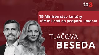 TB Ministerstvo kultúry TÉMA Fond na podporu umenia [upl. by Ahsinrats]