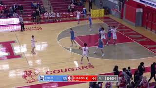 Hazleton Area Cougars vs Dallas Mountaineers Varsity Basketball [upl. by Aneek]