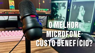 Microfone HyperX Solocast  UNBOXING e TESTE [upl. by Eugenle]