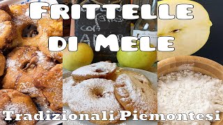 Frittelle di Mele Ricetta Originale Piemontese in Padella [upl. by Larson]