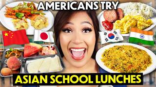 Americans Try Asian School Lunches [upl. by Akilat]