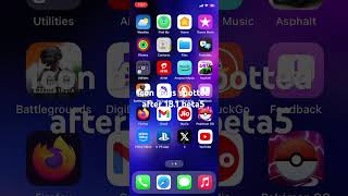 Icon bugs spotted after iOS 181 beta5bugssoftwareios18ios181betatrendingpopulariphonebeta [upl. by Haidabej]