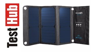 BlitzWolf Solar Charger  ładowarka słoneczna  Test  Review  Recenzja  Prezentacja [upl. by Larrej215]