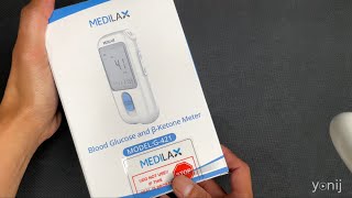 UNBOXING MY FIRST GLUCOSE METER KIT MEDILAX Blood Ketone and Glucose Meter Kit MY DIABETIC JOURNEY [upl. by Anael909]