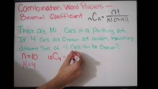 Combination Word Problems  Binomial Coefficient  Example 2 [upl. by Ahsiliw655]