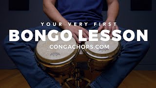 Bongos  Your First Bongo Lesson  Bongo Lesson for Beginners  LatinPercussion x CongaChopscom [upl. by Eilyw]