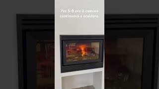 Accensione caminoalegna Jotul utilizzo dellinserto a legna in ghisa Spazzacamino [upl. by Bohi808]