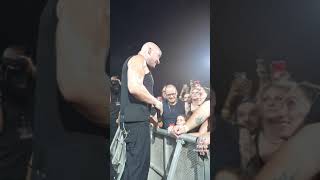 Disturbed stops show to comfort scared girl [upl. by Nomis889]