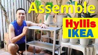 Assemble an IKEAs Hyllis shelf [upl. by Bobbette458]