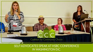 SelfAdvocates Speak at HCBS Conference [upl. by Bosson]