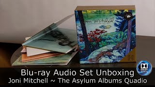 Unboxing Joni Mitchell  The Asylum Albums Quadio Set  Bluray Audio Stereo Quad and Atmos [upl. by Attiuqaj]