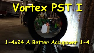 Vortex PST I 14x24 TMCQ Reticle  A Better AccupowerCredo 14x [upl. by Egiarc941]