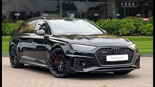 2024 Approved Used Audi RS4 Avant Carbon Black 450 PS tiptronic  Stoke Audi [upl. by Doley]