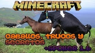 Minecraft 13w16b Caballostrucos y secretos  Spoiler 16 [upl. by Lanta551]