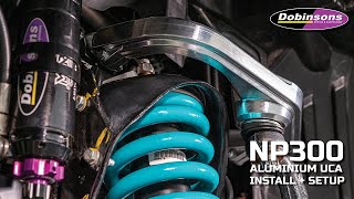 Nissan NP300 Aluminium Upper Control Arms  Install  Setup D23 [upl. by Kalmick]