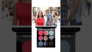 distracted boyfriend meme color makeup eyeshadow palette colorpalette memes meme memesdaily [upl. by Angus]