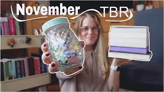 SUB GLAS sucht meinen TBR für November aus  TBR Prompts 11\24 Leseliste [upl. by Ahsilrae]