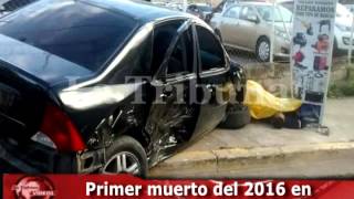 Primer muerto del 2016 en Francisco Morazán lo deja accidente en Comayagüela [upl. by Yesrod]