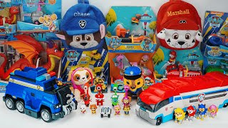 Paw Patrol Unboxing Collection Review  Marshallmighty movie bulldozer  Hero pup  Marshall ASMR [upl. by Neiluj510]