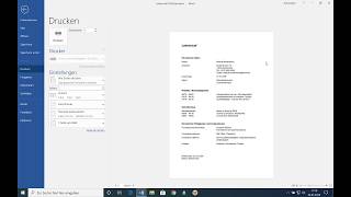 Tabellarischer Lebenslauf mit Word erstellen [upl. by Juliano27]