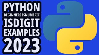 Python Programming Beginners  Isdigit  Isnumeric Method 2023 [upl. by Tegan148]