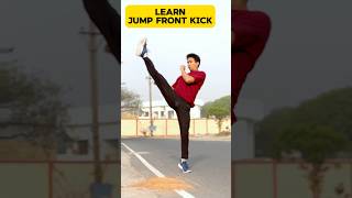 ‼️Deadliest jump front kick ❌tutorial [upl. by Noellyn114]