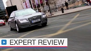 Audi A8 saloon expert car review [upl. by Sirob]