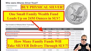 ALERT Silver is Ready to Run as One Family Wealth Fund Loads Up on 24M Ounces in SLV Bix Weir [upl. by Holmun254]