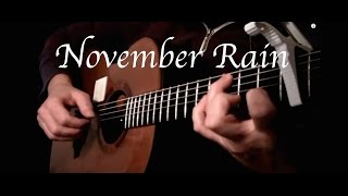 Kelly Valleau  November Rain Guns N Roses  Fingerstyle Guitar [upl. by Adnoved]