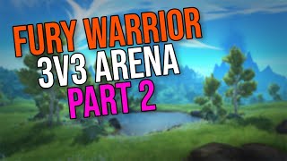 Fury Warrior 3v3 Arena 2 Dragonflight Season 4 [upl. by Angadreme]