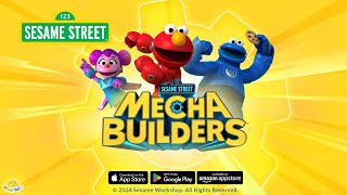 Sesame Street Mecha Builders STEM App Playthrough [upl. by Eadrahc]