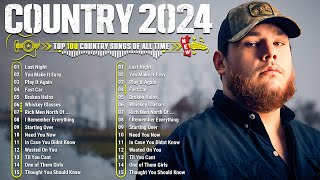 Country Music Playlist 2024  Luke Combs Chris Stapleton Kane Brown Morgan Wallen Jason Aldean [upl. by Boak]