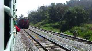 Amaravati Express with beautiful twin Gooty Baldies [upl. by Etnor]