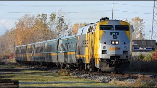 VIA Rail 72 914 ChathamKent On Oct 28 24 [upl. by Grevera]