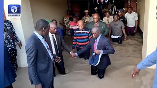 Maiduguri Flood VP Shettima Visits IDP Camp Shehu Of Bornos Palace [upl. by Ylus]