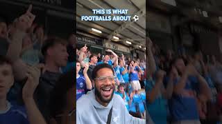 Peterborough Fans Celebrating the 3rd Goal efl footballshorts [upl. by Aelc163]