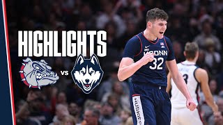 HIGHLIGHTS  UConn Mens Basketball vs Gonzaga [upl. by Osrick458]