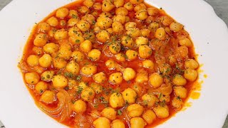 ‼️RECETA EXPRÉS‼️GUISO DE GARBANZOS RICO Y FÁCIL EN 10 MINUTOS 1 INGREDIENTE CON MUCHO SABOR 😋 [upl. by Figueroa]