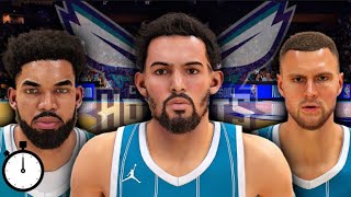 CAN I REBUILD THE HORNETS IN 10 MINUTES IN NBA 2K25 [upl. by Serle570]