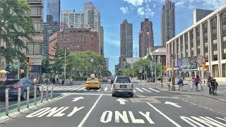 Driving Downtown  NYC Hells Kitchen 4K  USA [upl. by Con303]