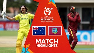 Australia v Pakistan  Semifinal Match Highlights  U19 CWC 2024 [upl. by Mcdade868]