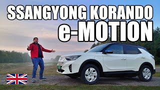 SsangYong Korando eMotion  Its Not About Emotions ENG  Test Drive and Review [upl. by Alekram]