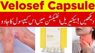 Velosef Capsule 250mg amp 500mg Cephradine Velosef Capsule Uses  Benefits amp Side effects in Urdu [upl. by Neimad]