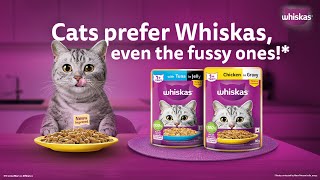 WHISKAS  Cats Prefer Whiskas even the fussy ones [upl. by Yvor719]