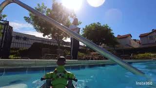 UDI inkfish jetski brushless 2S 110 scale GI Jane riding POV [upl. by Enylorac680]