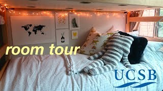 💫 college dorm tour UCSB 💫 [upl. by Ayatahs]